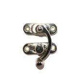 Yay Gözü, Ahşap Kutu Klipsi - Küçük 28x33 mm, Nikel, 100 Adet - 1