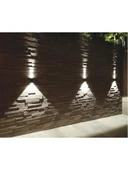 Ct 7063 Malta Ledli Duvar Armatür 2x3 W Siyah Kasa Günışığı 3200k - 3