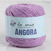 La Mia Angora 50gr Mor El Örgü İpi - L127 - 33801 thumbnail 1