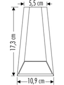 Ct 7063 Malta Ledli Duvar Armatür 2x3 W Siyah Kasa Günışığı 3200k - 4