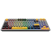 Rampage CYCLONE Gri/Siyah/Sarı USB RGB Aydınlatmalı Q Compact Membrane Gaming Oyuncu Klavye - 2