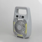 Şarjlı Fanlı LED Kamp Lambası 4 Kademe Aydınlatma | Suya Dayanıklı Type-C Girişli Taşınabilir Işık thumbnail 5