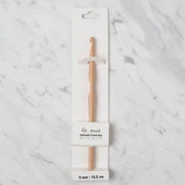 La Mia Whitewood 5 mm 15.5 cm Ahşap Yün Tığ thumbnail 1