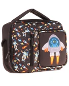 Kaukko Kids 3D Roket Desenli Üç Bölmeli Beslenme Çantası L7264 - 2