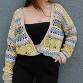 La Mia Cottony Yeşil Bebek El Örgü İpi - P12 - 33565 thumbnail 3