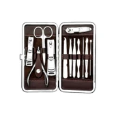 Çantalı Tırnak Makası Cımbız Törpü 12 Parça Manikür Pedikür Seti - 1