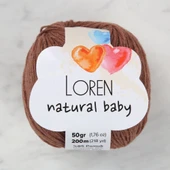 Loren Natural Baby Tarçın El Örgü İpi - R072 thumbnail 1