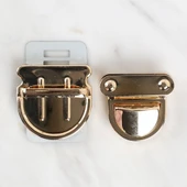 Loren Metal Çanta Kilidi Sarı thumbnail 1