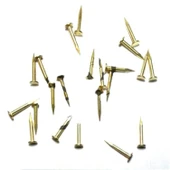 Klips, Menteşe, Ayağı Çivisi 9mm Çelik - Sarı 10gr - 1