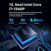 RaXius Momentum CD-I136P003 i7-1360P 16GB 512SSD+1TBSSD FreeDOS Mini PC thumbnail 8