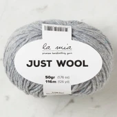 La Mia Just Wool Açık Gri El Örgü İpi - LT002 - 33842 thumbnail 1
