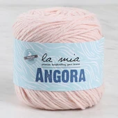 La Mia Angora Pudra Pembe El Örgü İpi - L185 - 34012 thumbnail 1