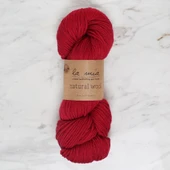 La Mia Natural Wool Koyu Kırmızı El Örgü İpi - L893 - 34395 thumbnail 1