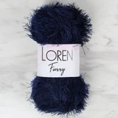 Loren Furry Lacivert El Örgü İpi - RF005 - 34044 thumbnail 1