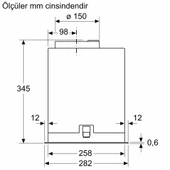 Siemens LB56NAC50 Gömme Aspiratör Paslanmaz Çelik thumbnail 9