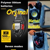 Büyük Boy 10,5 Cm Acil Durum Kamp Feneri Anahtarlık Usb Çakmaklı Cam Kırıcı Kemer Kesici Deprem Fen thumbnail 2