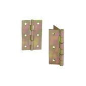 Metal Yaprak Menteşe 2 Adet Prinç Sarı No:4 Mobilya Pencere Kapı Dolap PVC Menteşesi İki Kanatlı thumbnail 5