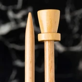 La Mia Whitewood 6 mm 36 cm Ahşap Örgü Şişi thumbnail 2