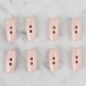 Loren Crafts pudra pembe 8 li çoban düğmesi - 70 thumbnail 2