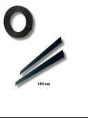 Bearpaw Siyah Elyaf (ROLL POWER GLASS PURE BLACK) Profesyonel Yay Yapımı İçin 140 cm - 1