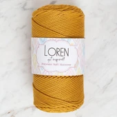 Loren Polyester Soft Macrame Hardal El Örgü İpi - LM061 - 34449 thumbnail 1