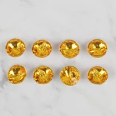 Loren Crafts hardal sarısı 8 li düğme - 206 thumbnail 2