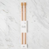 La Mia Whitewood 9 mm 36 cm Ahşap Örgü Şişi thumbnail 1