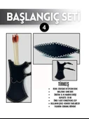 Geleneksel Okçuluk Başlangıç Seti Elif Yay (Kaplamalı) 5 Ok Zihgir Tirkeş - 4