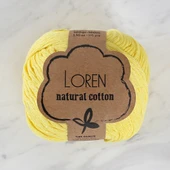 Loren Natural Cotton Pastel Sarı El Örgü İpi - R086 - 33915 thumbnail 1