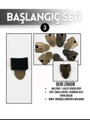 Geleneksel Okçuluk Başlangıç Seti Elif Yay (Kaplamalı) 5 Ok Zihgir Tirkeş - 3