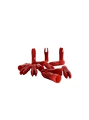 Okçubaba Polycarbonate Resin Geleneksel Gez 8mm Kırmızı 10 Adet - 2