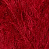 Loren Furry Koyu Kırmızı El Örgü İpi - RF024 - 34052 thumbnail 2