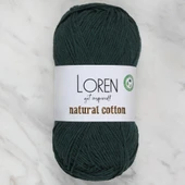 Loren Natural Cotton Yeşil El Örgü İpi - R073 thumbnail 1