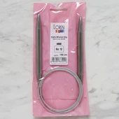 Loren Crafts 10 mm Çelik Misinalı Şiş 100 cm thumbnail 1