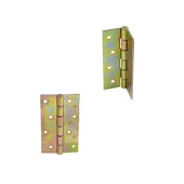 Metal Yaprak Menteşe 2 Adet Prinç Sarı No:5 Mobilya Pencere Kapı Dolap PVC Menteşesi İki Kanatlı thumbnail 6