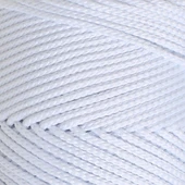 Loren Polyester Soft Macrame Optik Beyaz El Örgü İpi - LM001 - 34426 thumbnail 2