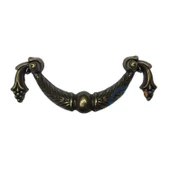 Dekoratif Zamak Üzümlü Kulp - 64mm,  Antik, 1 Adet - 1