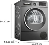 Bosch WQG2420RTR Kurutma Makinesi Isı Pompalı 9 kg thumbnail 7