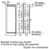 Bosch KIS87AFE0N Alttan Donduruculu Ankastre Buzdolabı thumbnail 3