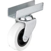 Hts 323 - 50x20 mm Gri Uzun U Tablalı Teker 4 Adet - 1