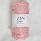 Loren Polyester Soft Macrame Pembe El Örgü İpi - LM042 - 34446 thumbnail 1