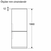Siemens KG86PFWC0N Buzdolabı Alttan Donduruculu thumbnail 2