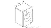 Bosch WNC254A0TR 1400 Devir 10.5 kg / 6 kg Kurutmalı Çamaşır Makinesi thumbnail 8