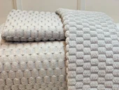 NİVEMESHOME GRİ POLO ÇİFT KİŞİLİK YATAK ÖRTÜSÜ SETİ ÖZDİLEK - 2