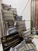 NİVEMESHOME ELYAF DOLGULU KIRLENT 45X45 MATEO 67-01 ANTRASİT GRİ - 5