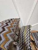 NİVEMESHOME SARI KAHVE KIRLENT KILIFI 45X45 - 5