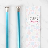 Loren Rythm 6mm Mavi Renkli Metal Örgü Şişi thumbnail 2