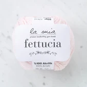 La Mia Fettucia Toz Pembe El Örgü İpi - L063 - 33887 thumbnail 1