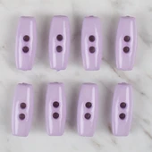 Loren Crafts lila 8 li çoban düğmesi - 60 thumbnail 2