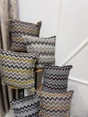 NİVEMESHOME SARI YEŞİL KIRLENT KILIFI 45X45 - 5